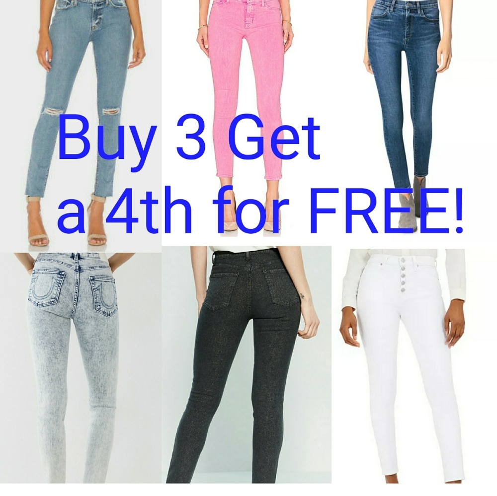 Buy Any 3 Pair of Jeans get 4th for FREE